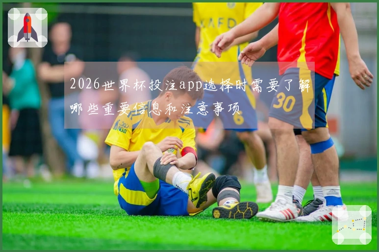 2026世界杯投注app选择时需要了解哪些重要信息和注意事项
